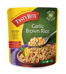 Garlic Brown Rice Pouch 250g