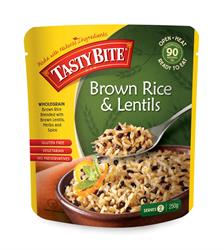 Brown Rice and Lentils Pouch 250g