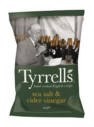 Sea Salt & Cider Vinegar Crisps 40g (order in multiples of 6 or 24 for trade outer)