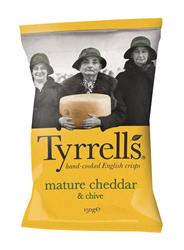 Furrows Mature Cheddar & Onion Crips 150g (order in multiples of 6 or 12 for trade outer)