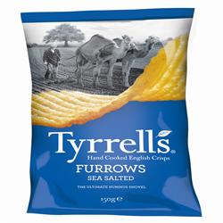 Furrows Sea Salted Crisps 150g (order 8 for trade outer)