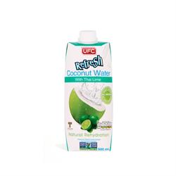 10% RABATT Refresh Coconut Water with Thai Lime 500ml (beställ i singel eller 12 för handel yttre)