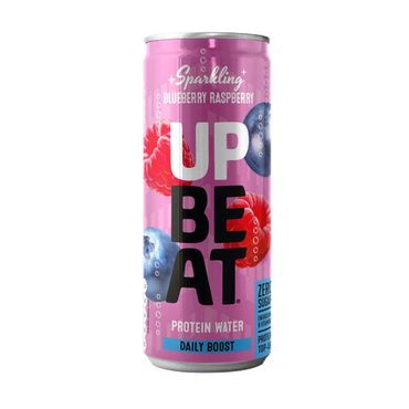Upbeat-Sprudel-Proteinwasser täglicher Boost 12x330 ml / Blaubeer-Himbeere