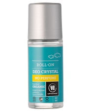 Crystal Deodorant Roll On No Perfume 50ml. Organic
