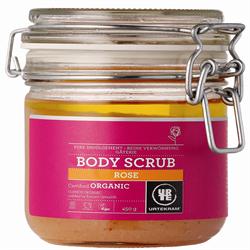 Urtekram Organic Rose Himalaya Salt Body Scrub 450g (bestill i single eller 4 for bytte ytre)