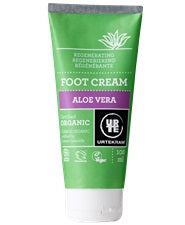 Urtekram Aloe Vera Foot Cream Cream - 100ml økologisk. Vegansk. Ikke t