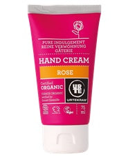Urtekram Rose Hand Cream - 75ml organic. Vegan. Not tested on ani