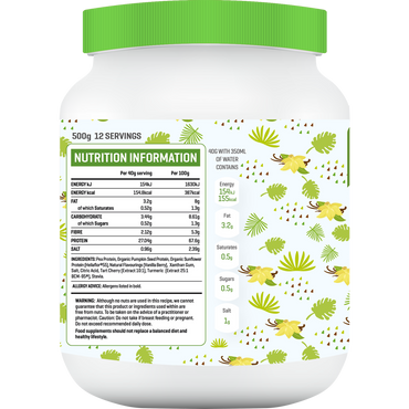 ذا جود جورو، بروتين نباتي بالفانيليا، 500 جرام