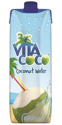 100 % naturlig kokosnøttvann 1000 ml (bestill i single eller 12 for bytte ytre)