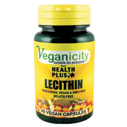 ليسيثين 550 ملغ، 60 كبسولة نباتية، غني بشكل طبيعي بالكولين والإينوسيتول!