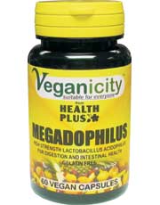 Megadophilus 60 Vcaps, Lactobacillus Acidophillus o dużej mocy!