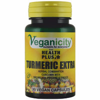 Turmeric Extra 30 Vcaps, high in Curcumin, Bromelain, Black Peppe