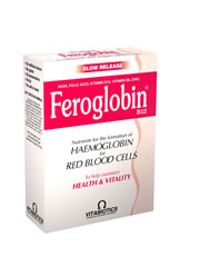 Feroglobin-B12 30 kapsler (bestill i single eller 4 for bytte ytre)