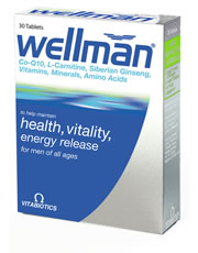 Wellman 30 comprimidos (encomende em unidades individuais ou 4 para comércio externo)