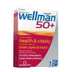 Wellman 50+ 30 Tabs (einzeln bestellen oder 4 für den Außenhandel)
