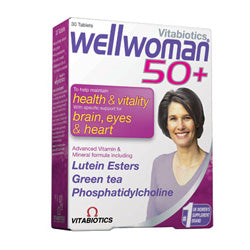 Wellwoman 50+ 30 tabletter (beställ i singlar eller 4 för byte av yttre)