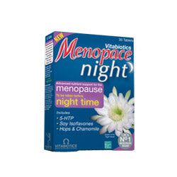 Menopace Night 30 tabletter (bestill i single eller 4 for bytte ytre)