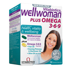 Wellwoman Plus 56 علامة تبويب/كبسولة (اطلب فرديًا أو 4 للتداول الخارجي)