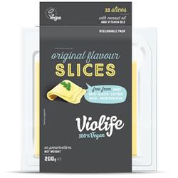 Violife Original Flavour Slices 200g (10 plasterków) (zamów pojedyncze sztuki lub 12 w przypadku sprzedaży detalicznej)