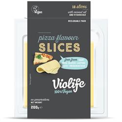 Violife Pizza Flavour Slices 200g (10 plakjes) (bestel per stuk of 12 voor retail-buitenverpakking)