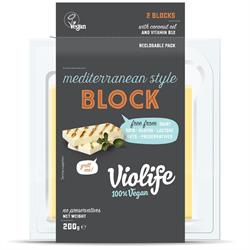 Violife Mediterranean Grill-Me Block 200g (สั่งเดี่ยวหรือ 12 ชิ้นเพื่อการค้าภายนอก)