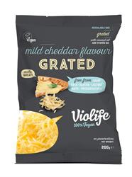 Violife Sabor a queso cheddar suave rallado 200 g (pedir por separado o 11 para el comercio exterior)