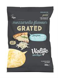 Violife revet mozzarella smag 200 g (bestilles i singler eller 11 for bytte ydre)