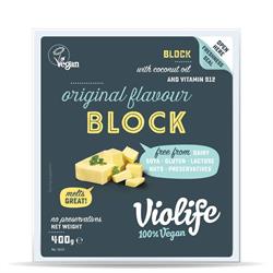 Violife Block Original 400gr (싱글 주문 또는 소매용 아우터 7개 주문)