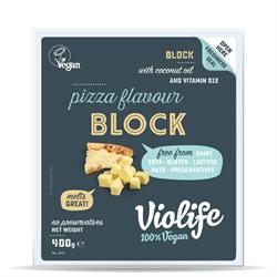 Violife Pizza Flavour Block 400g (bestill i single eller 7 for detaljhandel ytre)