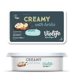 Violife Creamy Herbs 200g (order in singles or 8 for retail outer)