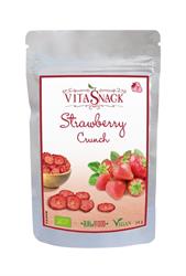Organic RAW Strawberry Crunch 24g (comandati in single sau 10 pentru comert exterior)