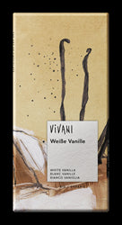 Weiße Schokolade mit Bourbon-Vanille 80 g (Bestellung in Vielfachen von 5 oder 10 für den Außenhandel)