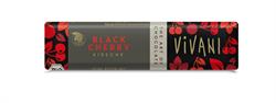 10% OFF Vivani Black Cherry 35g 62% cacau, barra de chocolate vegana (pedir em múltiplos de 6 ou 18 para comércio externo)