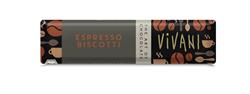 10% OFF Vivani Espresso Biscotti 40g Chocolate Bar (order in multiples of 6 or 18 for trade outer)