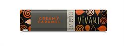 10% REDUCERE Vivani Creamy Caramel 40g Baton de ciocolată (comandați în multipli de 6 sau 18 pentru comerț exterior)