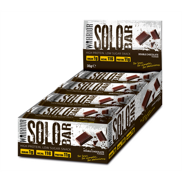 Barres solo Warrior 12x35g / double chocolat