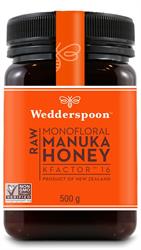 100% דבש Manuka RAW KFactor 16 500 גרם (הזמנה ביחידים או 12 עבור טרייד חיצוני)