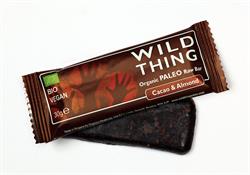 Raw Paleo Bar Cacao & Migdale 30g (comandați 20 pentru exterior)