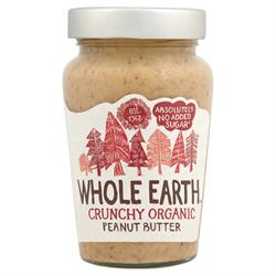 Crunchy Organic Peanut Butter 340g
