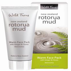 Rotorua Mud Warm Face Pack met gember en kruidnagel 90 ml