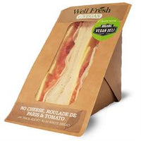 No Cheese, Roulade de Paris & Tomato Sandwich - Malted Brown