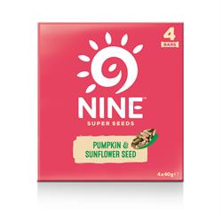 9NINE パンプキン & ヒマワリの種 マルチパック 40g x 4 (小売店の外装の場合は 1 個または 12 個で注文)