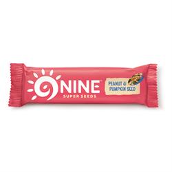 9NINE Peanut & Pumpkin Seed 40g (order 20 for retail outer)