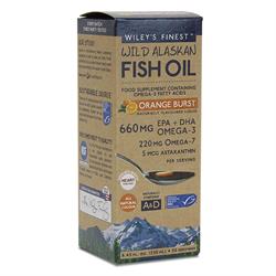 Aceite de pescado Orange Burst 250 ml (pedir por unidades o 12 para el exterior minorista)