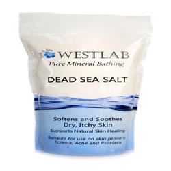 Sel de la Mer Morte WESTLAB - 500 G (commander en simple ou 10 pour le commerce extérieur)