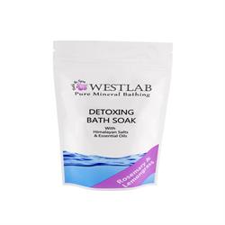 WESTLAB Detox להשרות אמבט מלח הימלאיה - 500 גרם (להזמין ביחידים או 10 עבור טרייד חיצוני)