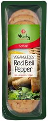 10% RABATT PÅ VEGANSLICAR Red Bell Pepper 100g (beställ i singel eller 10 för handel yttre)