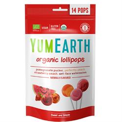 Organic Pops 14 Lolly Bag 85g (6 Stück für den Einzelhandel bestellen)
