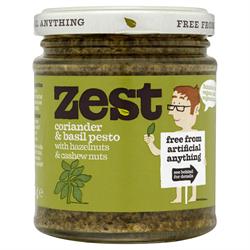 Coriander & Basil Pesto 165g (order in singles or 6 for retail outer)