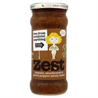 Tomato, Mushroom & Green Pepper Pasta Sauce 340g